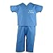 Scoots Kids Scrubs for Baby Boys, Doctor in Training Embroidery, Blue, 0-6 Months