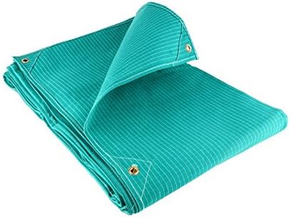 Green Waterproof RIP-STOP 15oz/17oz Canvas Tarp Tarpaulin Ground Sheet Cover