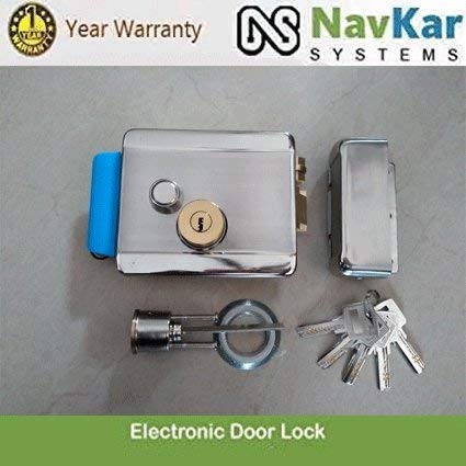 NAVKAR Electronic Door Lock with Biometric RFID Password Access Control Support