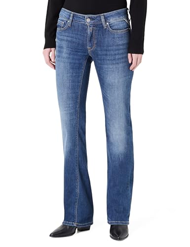 Replay New Luz Bootcut Jean Super Stretch pour Femme Bleu foncé 007 (Bleu) Taille 31 W/32 L