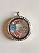 Pink and Turquoise HELLO OWL Floating Charm