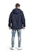 OutdoorMaster Men's 3-in-1 Ski Jacket - Winter Jacket Set with Fleece Liner Jacket & Hooded Waterproof Shell - for Men (Deep Blue,S)