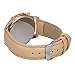 Tenworld Women Lady Girl Gift Analog Quartz Faux Leather Wrist Watch (Beige)