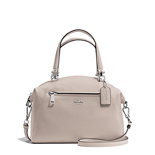 coach prairie pebble leather satchel bag