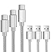 USB Type C Cable, BRG USB C Cable (USB 2.0) 3 Pack (1ft,4ft,6ft) Nylon Braided USB C to USB AFast Charger Cord Compatible Samsung Galaxy S9 8Plus Note9 8, LG V20, Moto Z2