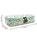 Twinkle Club Cute Pencil Case Floral Pencil Pouch Waterproof Leather for Teen Girls Aesthetic Pencil Holder