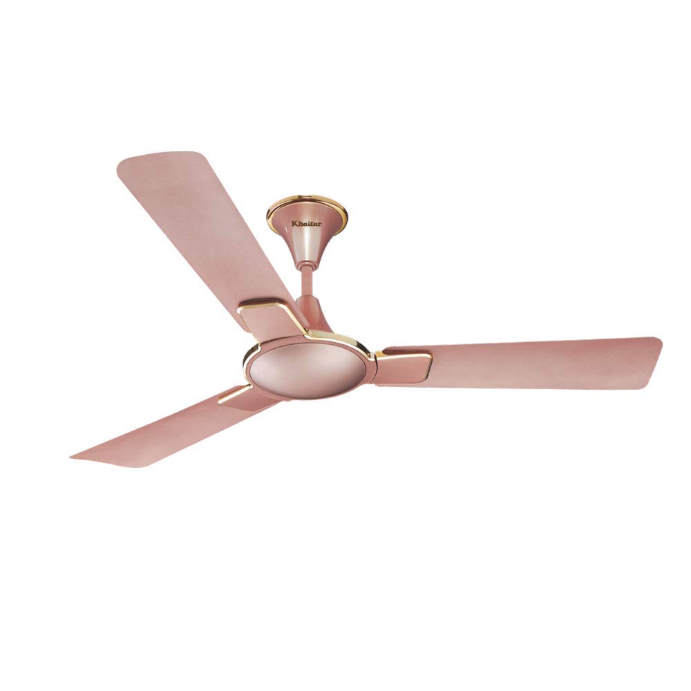 Buy Khaitar Lavish Rose Gold Ceiling Fan Online At Low Prices In India Amazonin