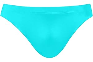 UMIRIKO Men's Sexy Swimwear Swim Briefs Black Bikini Swimsuits S