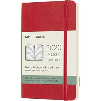 Moleskine Classic 12 Month 2020 Weekly Planner, Soft Cover, Pocket (3.5