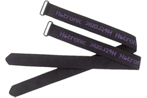 Hotronic Black Velcro Attachment Straps for Skiing, Snowboarders and Skiers, Unisex, Adults, Sports Enthusiasts