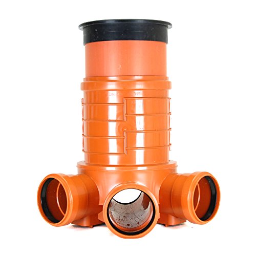 KG Schacht DN 300 - Komplett SET DN 300 - KG Rohr - Kanal Entwässerung - Deckel, KG Abwasserschacht DN300 Schachtboden… – Bild 3