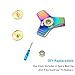 Solomo Fidget Spinner, Toy for Relieving ADHD, Anxiety, Boredom EDC Tri-Spinner Fidget Smooth Surface Metal Pure Steel with Bearing Ultra Durable for Children Adults (Multicolor)