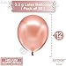 Rose Gold Balloons Party Decorations – Pack of 50, 12 Inch | Rose Gold Party Balloons For Birthday, Graduation, Baby Shower, Engagement, Weddings | Rose Gold Metallic Balloons for Bachelorette Party
