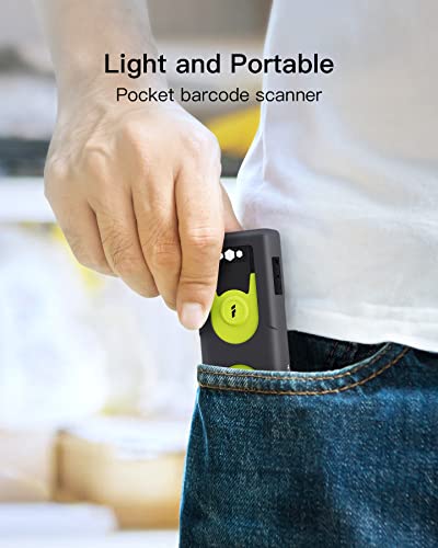 Inateck BCST-42 2D/1D Bluetooth Barcode Reader with USB Adapter 2.4Ghz Scanner On-Screen Code Scanner Portable and with Exclusive Shortcuts