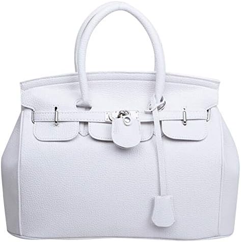 BaZhaHei Women Simple Larger Capacity Leather Shoulder Bag Soft Handle Zipper Hasp Satchels Softback Solid Bag Litchi-print Handbag
