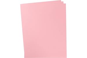 TOPEEN 30 sheets Pink Cardstock Paper 8 1/2 x 11 Inches Thick Paper for Crafts, DIY Cards and Invitations (Pink)