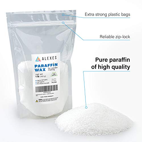 ALEXES Paraffin Wax for Candle Making Unscented Candle Wax Candle