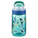 Contigo AUTOSEAL Gizmo Sip Kids Water Bottle, 14 oz, Jungle Green All American