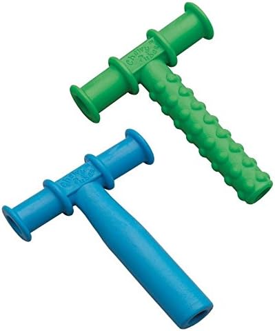 Chewy Tube, 2 Count, Blue/Green