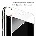 iPhone 7 Plus Privacy Screen Protector, [3D Full Coverage] Vintar 9H Anti-Spy Tempered Glass Screen Protector for iPhone 7 Plus 5.5