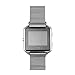 For Fitbit Blaze Accessory Band,Small (5.5-6.7 in),Oitom Frame Housing+Milanese loop Stailess Steel Band for Fitbit Blaze Smart Watch Fitness (Silver)
