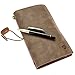 Leather Bound Refillable Journal W/Premium Pen: Antique Handmade Vintage Leather Bound Notebook & Planner, Notepad With Blank Pages, Travel Diary For Notes, Drawing And Sketching, For Men & Women