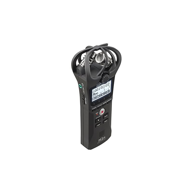 Zoom H1n Portable Recorder, Onboard Stereo Microphones, Camera