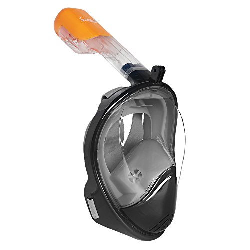 Swonder Snorkel Full Mask L/XL Black SWD001