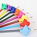 JARLINK Pencil Grips for Kids Handwriting, Aid Grip Trainer Posture Correction Finger Grip for Kids, Adults, Arthritis Designed for Righties or Lefties (6PCS)