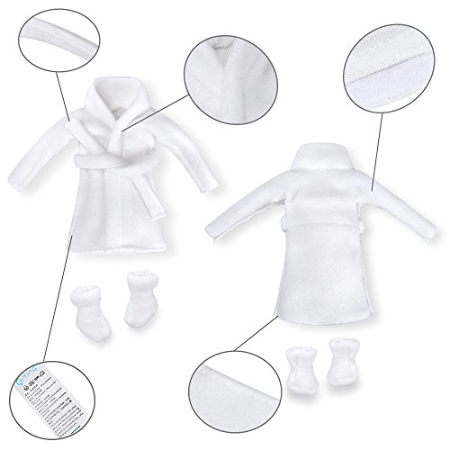 E-TING Santa Couture Clothing for elf (Bathrobe) Doll is not Included