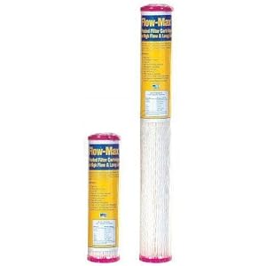 Image of FM-0.35-975 : Flow Max Pleated .35 Micron Filter Cartridge 2-1/2" x 10"