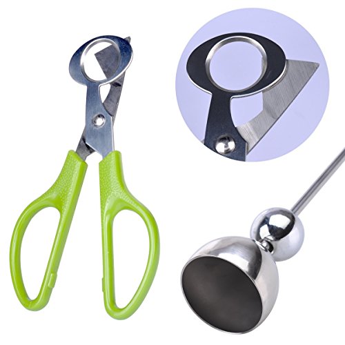 PROKITCHEN Egg Cup Holder Set with Egg Spoons and Quail Eggshell Cracker Cutter Topper for Removing Top of Soft Boiled Eggs