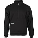 Arborwear Double Thick Half Zip Pullover - Heavy Duty Cotton Fleece Mens Half Zip Pullover Sweatshirt with Gusseted Arms