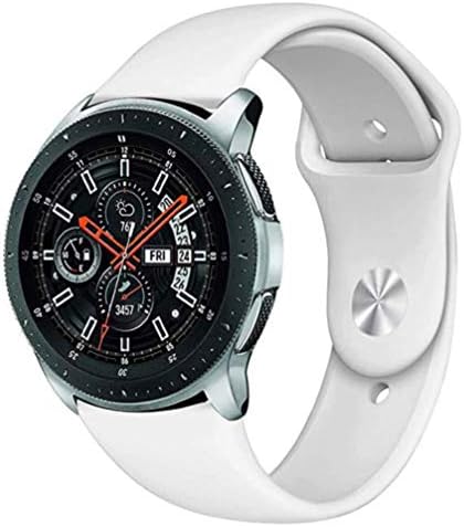 REPOO Compatible Samsung Galaxy Watch 46mm, 22MM Soft Breathable Silicone Replacement Wrist Bracelet for Samsung Galaxy Watch 46mm /Gear S3 Frontier/ S3 Classic/Moto 360