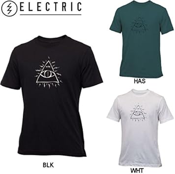 Amazon Co Jp Electric エレクトリック15春夏 All Seeing Tee メンズ半袖tシャツ クルーネックティーシャツ E15st08 Wht L スポーツ アウトドア