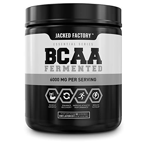 BCAA Powder (Fermented) 6g Branched Chain Essential Amino Acid Supplement for Improved Muscle