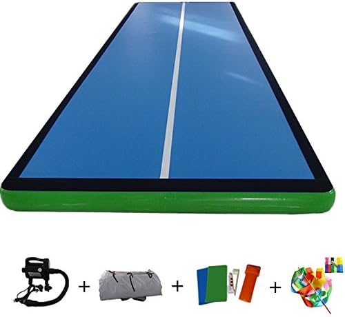 Inflatable Air Tumbling Track Training Mat Gymnastics Cheerleading Landing Mats Gym with Size 20ft x6.5ft x8inch