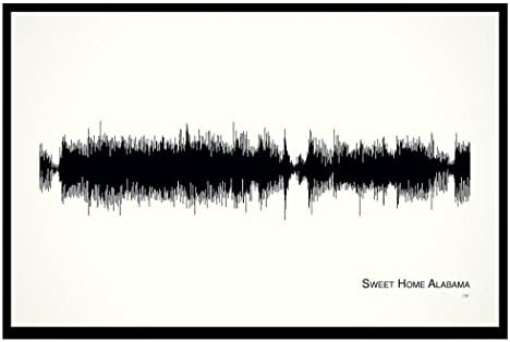 Sweet Home Alabama - 11x17 Framed Soundwave print