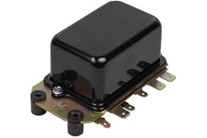 DISCOUNT STARTER & ALTERNATOR Voltage Regulator Compatible With/Replacement For New Holland Tractor 2000 3000 4000 5000 105E-10505-C 3004E-10505-A 622E-10505-A 71AB-10505-BA C5NF-10505-B C7NN-10505-B