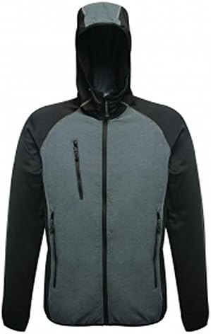 Regatta Professional Mens Lumen Reflective Stretch Softshell Jacket (S) (Seal Gray/Black)