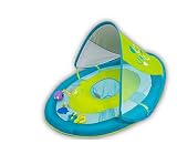SwimWays Baby Spring Float Sun Canopy Includes 5 Tethered Toys And Reusable Carry Bag