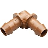Rain Bird BE50/4PK Drip Irrigation Universal Barbed Elbow Fitting, Fits All Sizes of 5/8