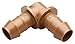 Rain Bird BE50/4PK Drip Irrigation Universal Barbed Elbow Fitting, Fits All Sizes of 5/8", 1/2", .700" Drip Tubing,Tan, 4-Pack primary