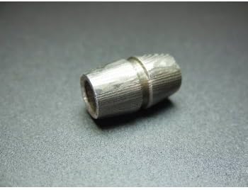 Grindworx DA06 Damascus Steel Grooved Barrel Bead 0.40W x 0.50H by Grindworx