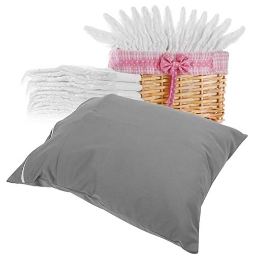 Cikonielf Waterproof Washable Wet Dry Bag for Baby Cloth Nappies - Zipper Closure Storage for Travel, Swimwear & Wet/Dry Clothes (Gray)