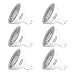 Kakanuo MR16 LED Bulb 5.5W Replace 55 Watts Halogen MR16 LED Spotlight AC/DC12V Warm White 3000K GU5.3 Bin Pin Base Recessed Light Track Light 450LM Non-dimmable (Pack of 6)