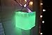 Ivation Inflatable Cube Solar Lantern, for Outdoor Party, Pool, Holiday Decorating, IPX7 Waterproof 10-LED w/3 Light Modes - Charges in Direct Sunlight & Requires No Batteries