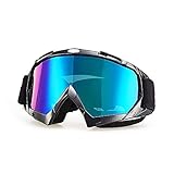 Motorcycle Goggles,Ski Snowboard with UV Protection Anti-fog Dual-lens Helmet Compatible for Tactical Shooting Motorcycling Cycling Skiing Snowboarding Winter Sports