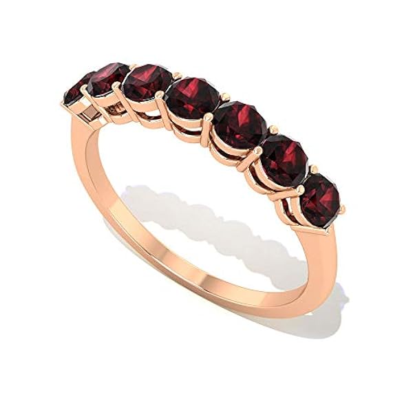 0 91 Carat Garnet Gold Wedding Band Art Deco Sgl Certified Gemstone Ring Dainty January Birthstone Promise