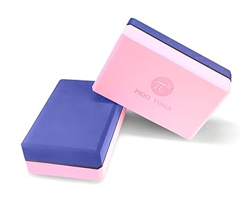 HHH Color de Contraste Bloque Yoga Paquete de 2 Espuma de ...